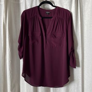 Three quarter length torrid blouse.  Size xl